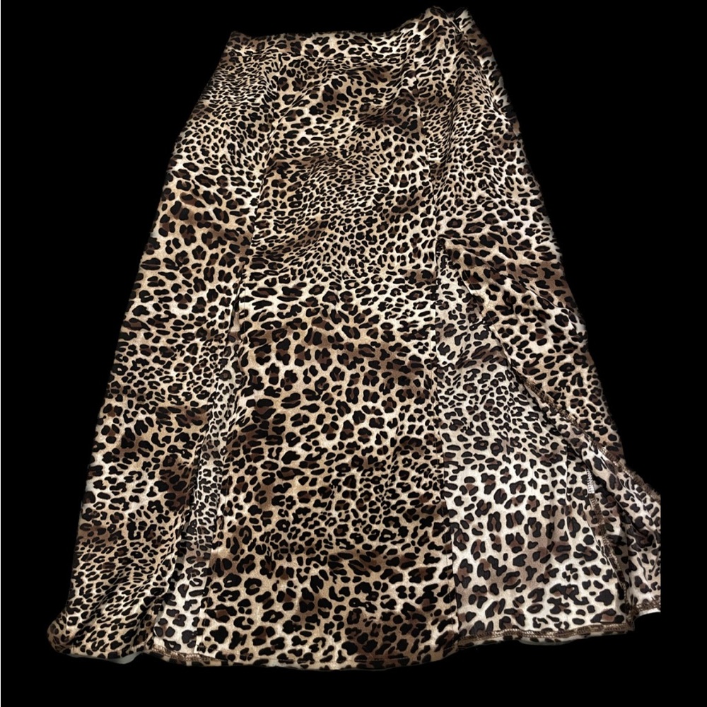 NastyGal Leopard Print Skirt